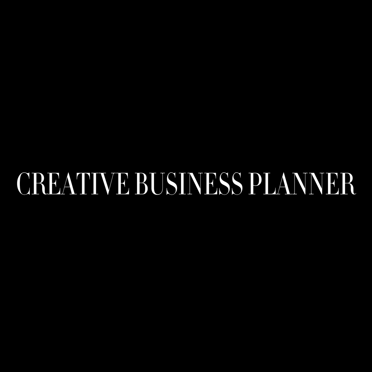 Creative Business Planner